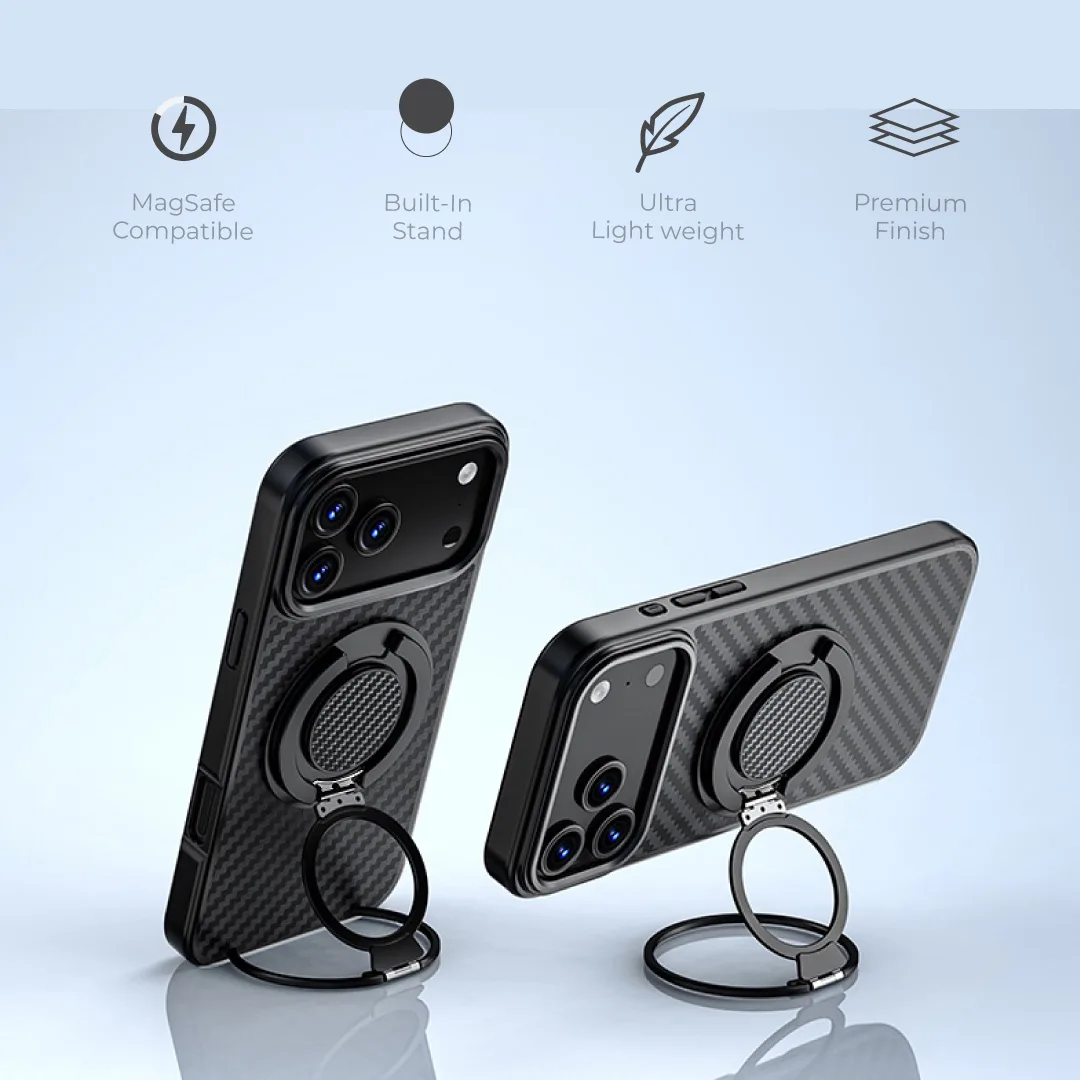 BLUPEBBLE HEXGRIP PREMIUM MAGNETIC PHONE GRIP & STAND BLACK BP-HEXGRIP-BK thumbnail 6
