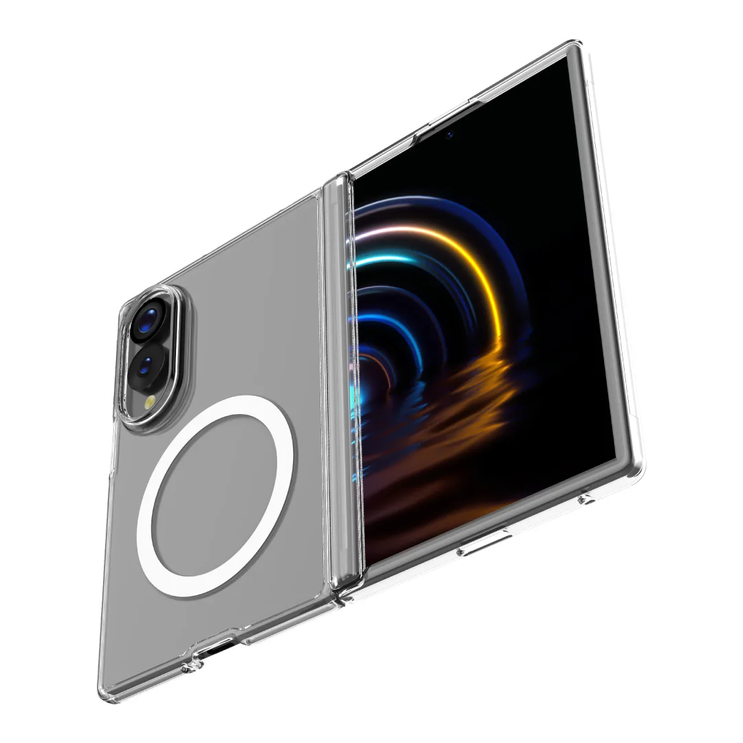 BLUPEBBLE SAMSUNG GALAXY FOLD 8 HYBRID MAG CASE CLEAR BP-SMHMFD8-CL thumbnail 7