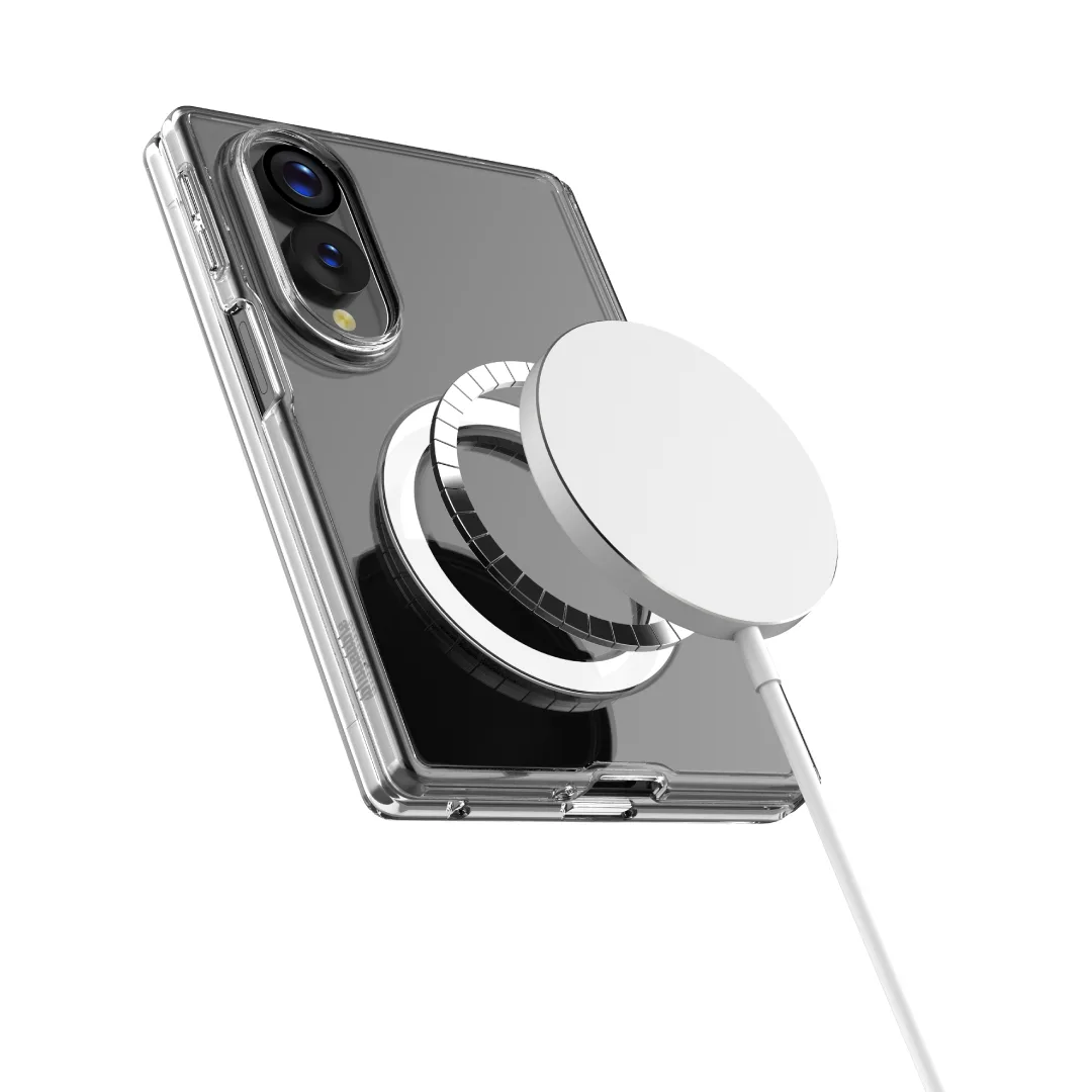 BLUPEBBLE SAMSUNG GALAXY FOLD 8 HYBRID MAG CASE CLEAR BP-SMHMFD8-CL thumbnail 5