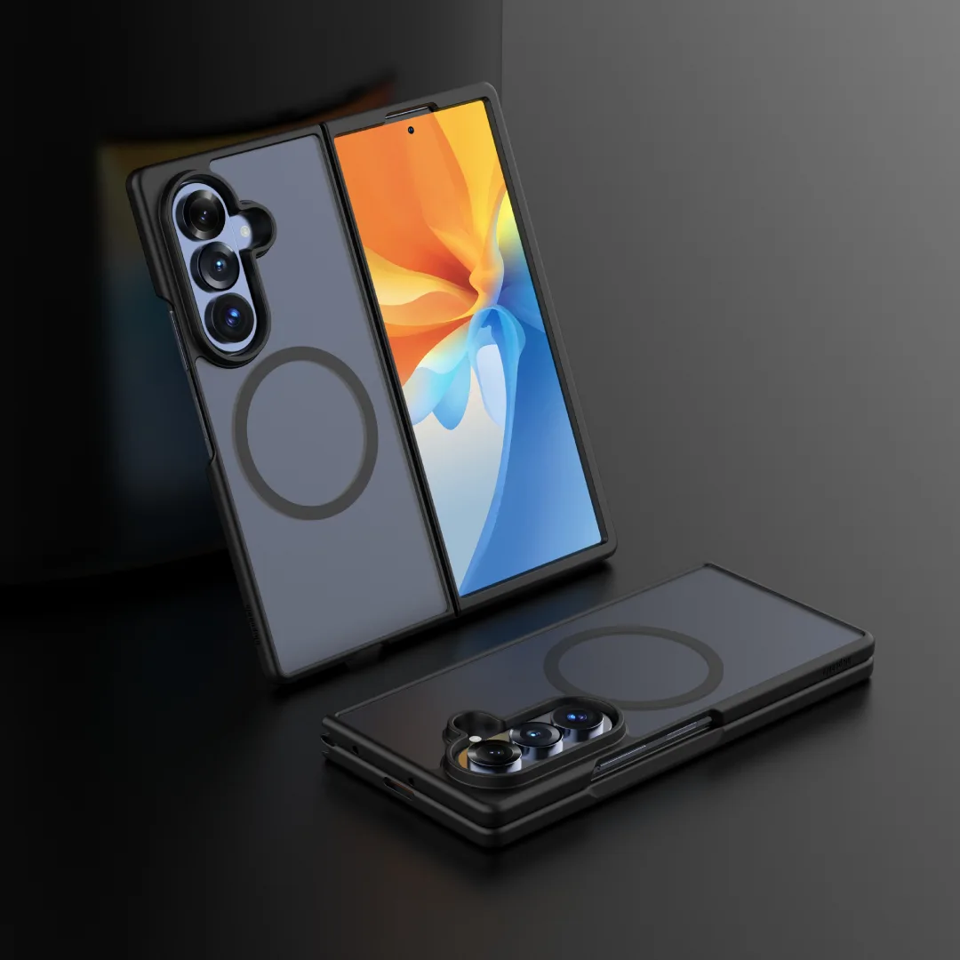 BLUPEBBLE SAMSUNG GALAXY FOLD 8 ULTRA HYBRID MATTE CASE BLACK BP-SMHMTFD8U-BK thumbnail 4