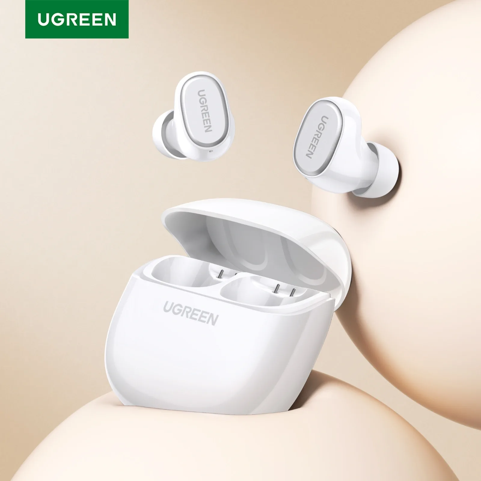 UGREEN DOTS TRUE WIRELESS EARBUDS WHITE WS220 thumbnail 2