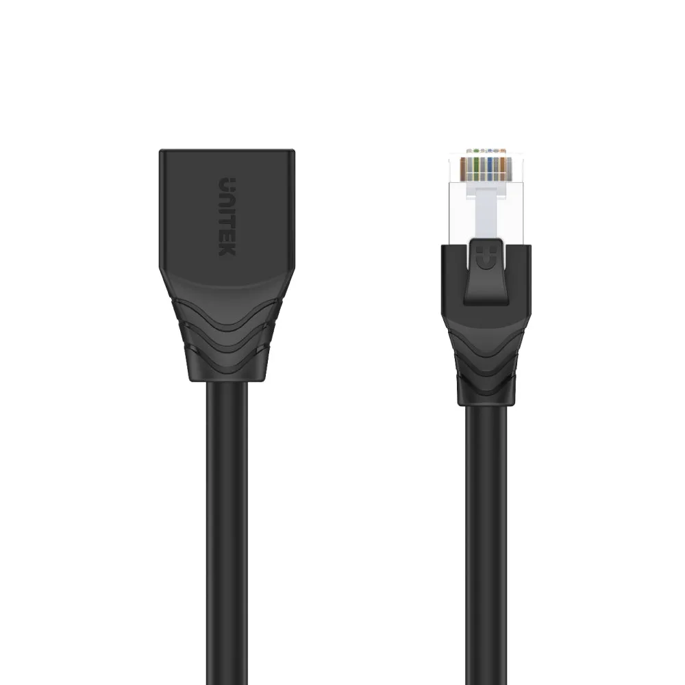 UNITEK CAT 6 STP EXTENSION CABLE 5M BLACK C1896BK thumbnail 2