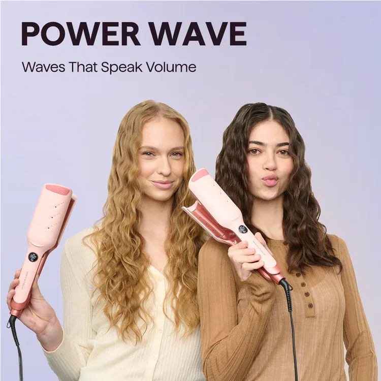 WAVYTALK POWER WAVE HAIR CRIMPING IRON BUNDLE PINK C5 thumbnail 7