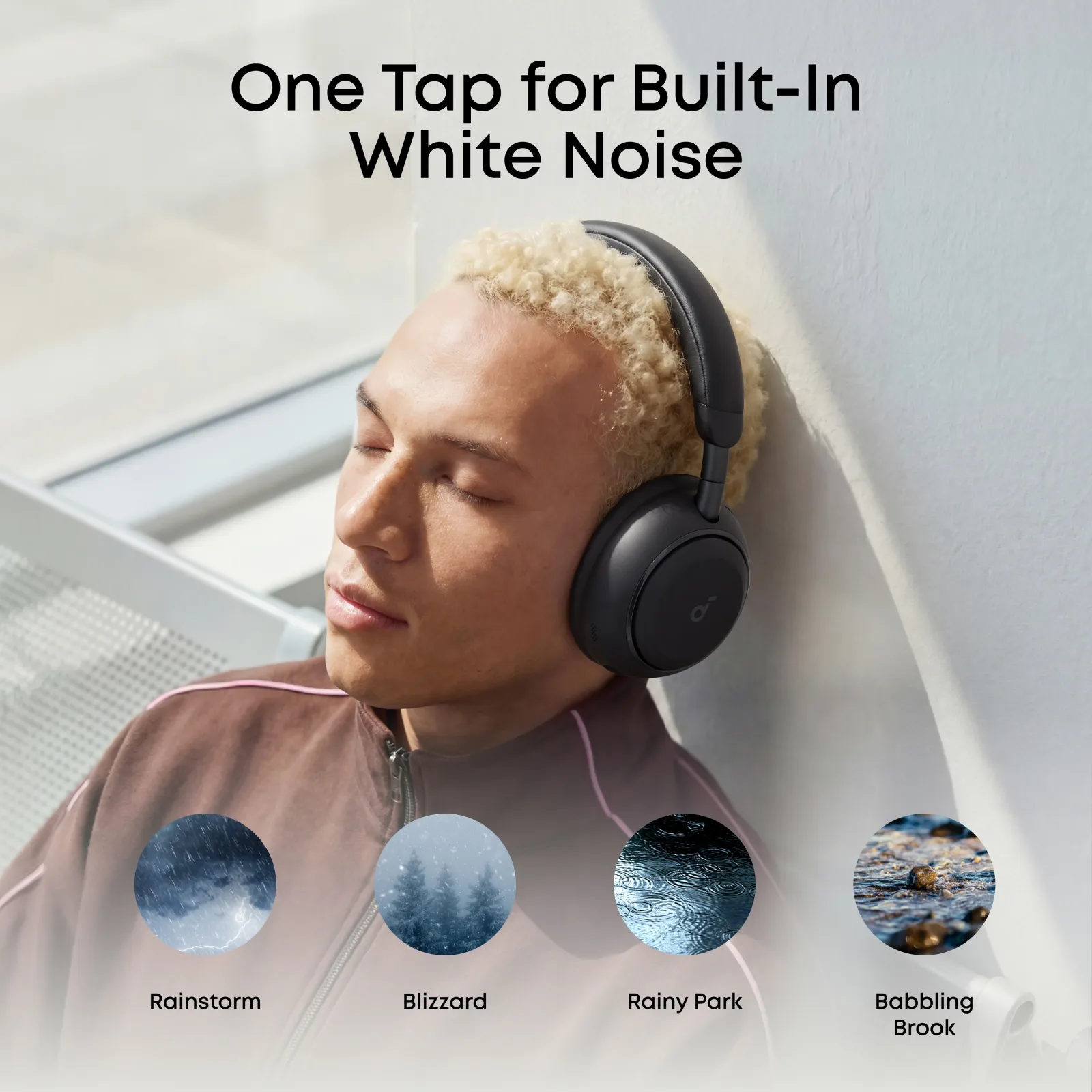 ANKER SOUNDCORE SPACE 2 WIRELESS NOISE CANCELLING OVER EAR HEADPHONES BLACK D1402Z11 thumbnail 8