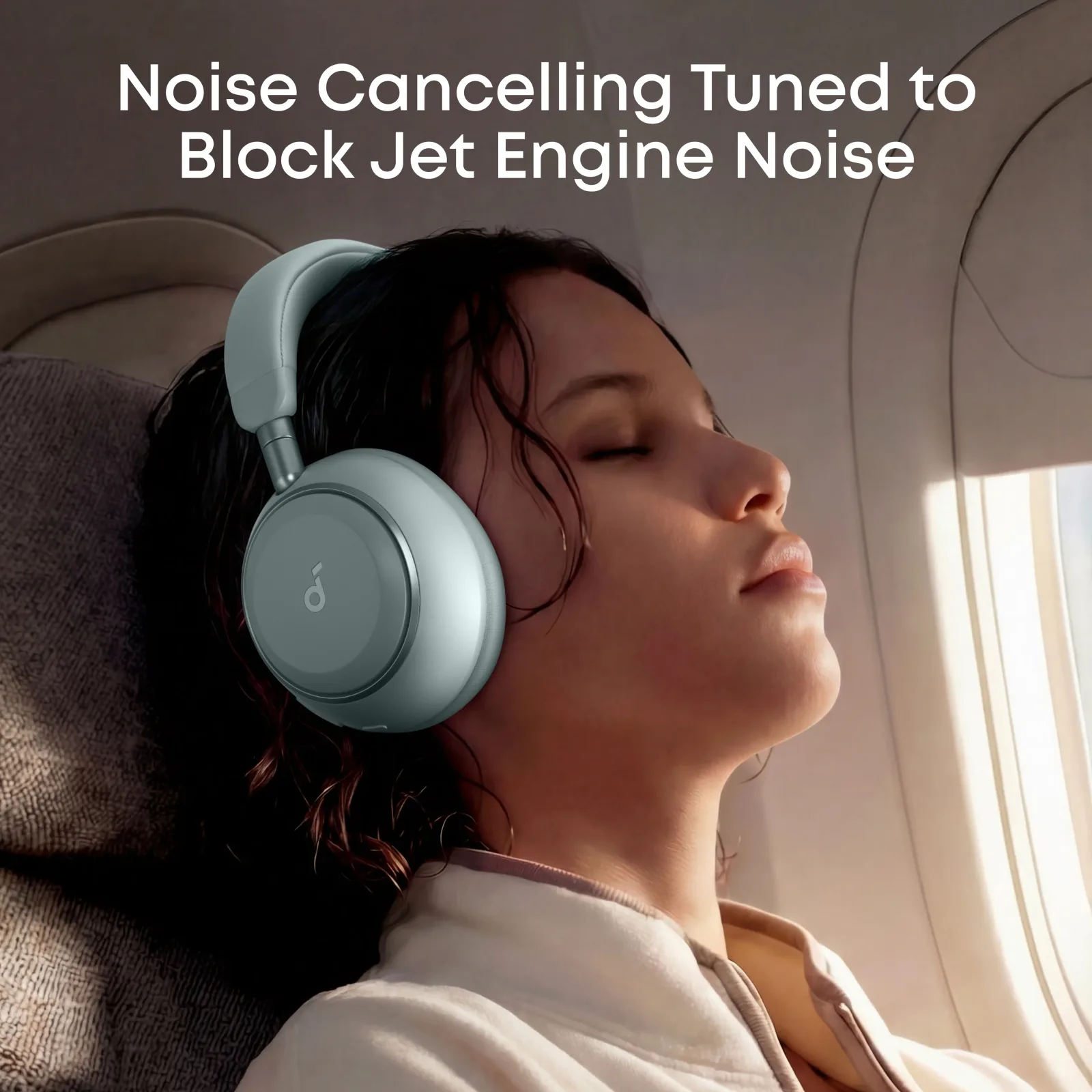 ANKER SOUNDCORE SPACE 2 WIRELESS NOISE CANCELLING OVER EAR HEADPHONES GREEN D1402Z61 thumbnail 5
