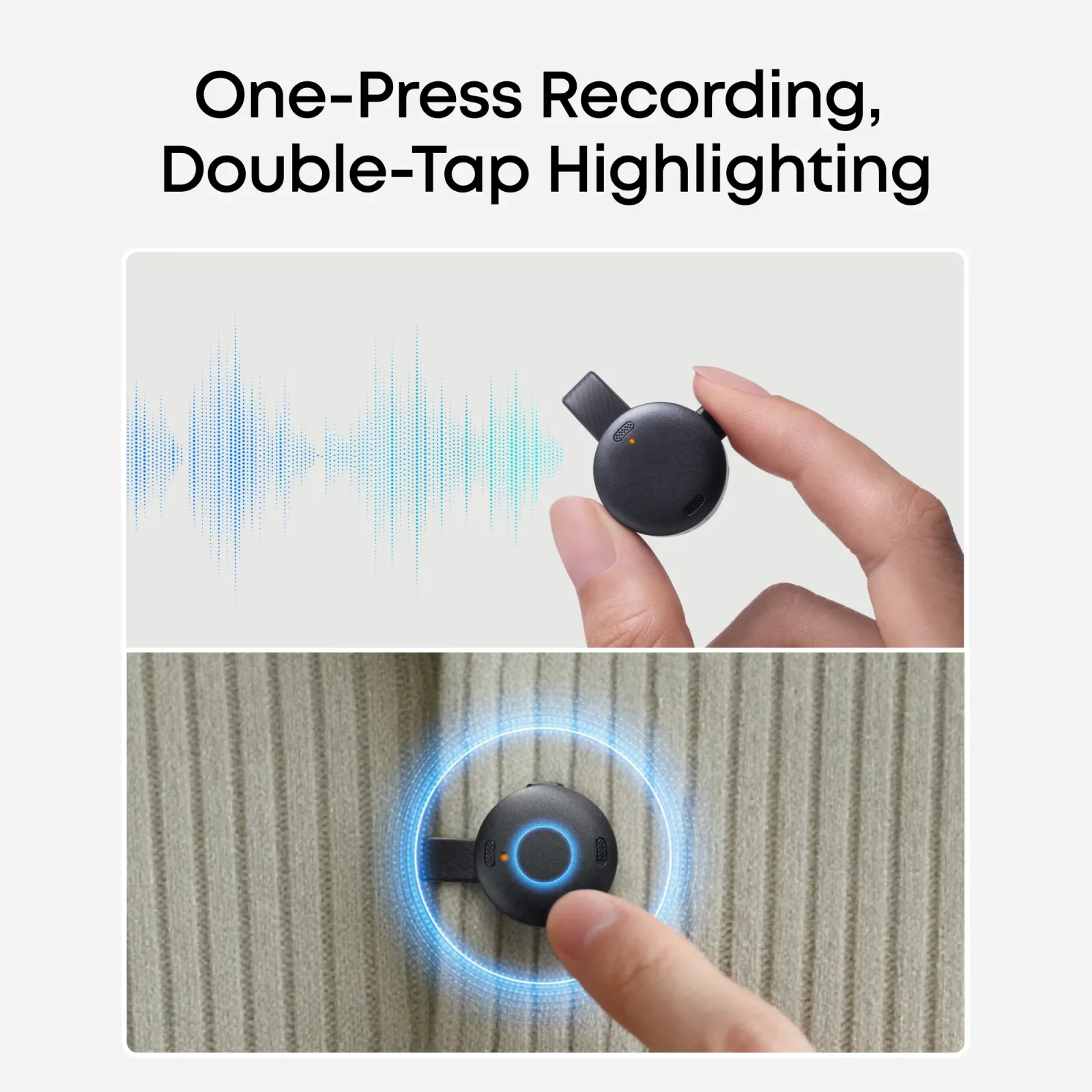 ANKER SOUNDCORE WORK PORTABLE AI VOICE RECORDER BLACK D3200H12 thumbnail 7