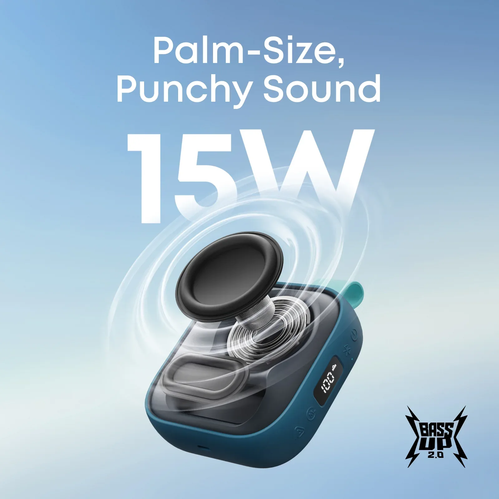 ANKER SOUNDCORE BOOM GO 3I PORTABLE BLUETOOTH SPEAKER 15W BLUE D5103030 thumbnail 6