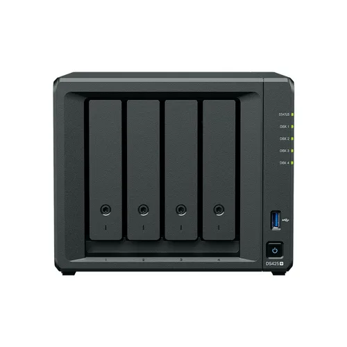 SYNOLOGY DISKSTATION 4-BAY NAS LFFSFF DISKLESS DESKTOP TOWER INTEL CELERON DS425+