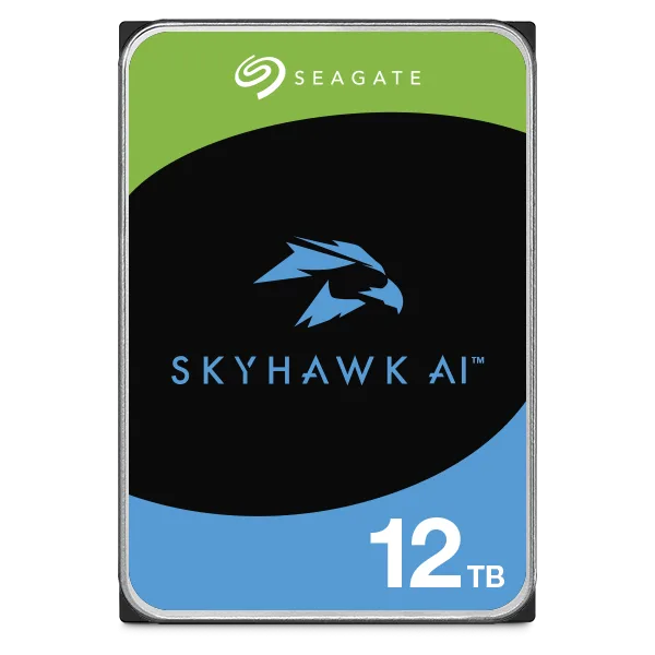 SEAGATE 12TB SKYHAWK AI SURVEILLANCE 7200RPM 512MB SATA 3.5 INCH HDD ST12000VE003 