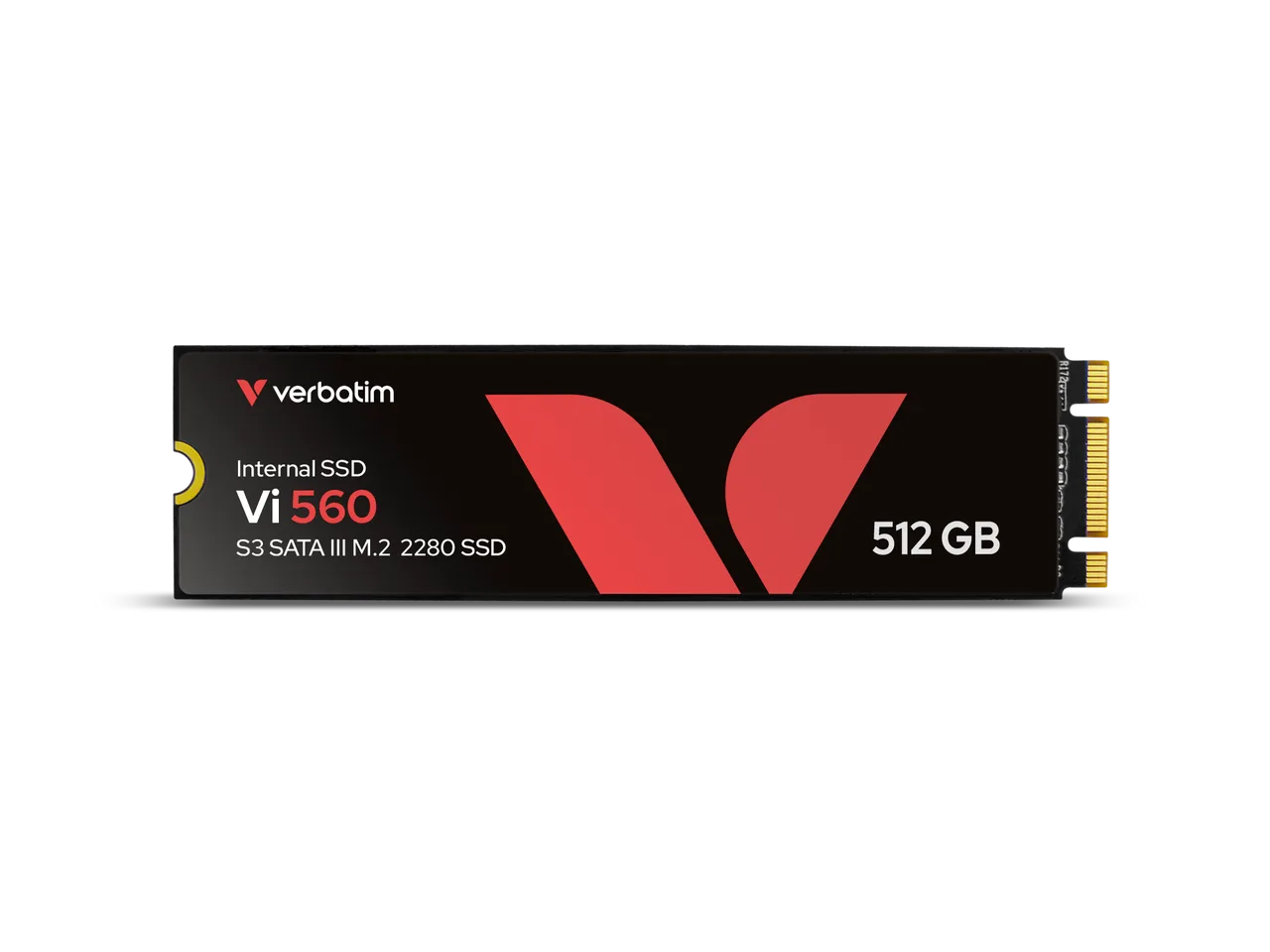 VERBATIM 512GB M.2 2280 SATA III INTERNAL SSD R 520MBS W 480MBS VI560 S3 VER-49363