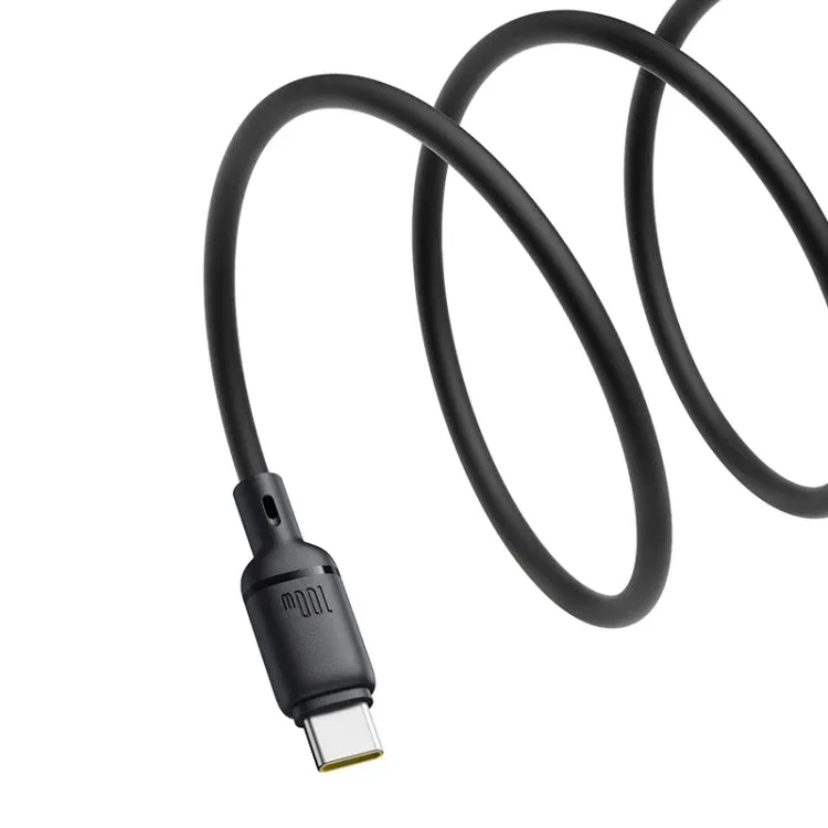 BASEUS SILKY FAST CHARGING CABLE USB A TO USB C 3A 2M CLUSTER BLACK P10377703113 thumbnail 3