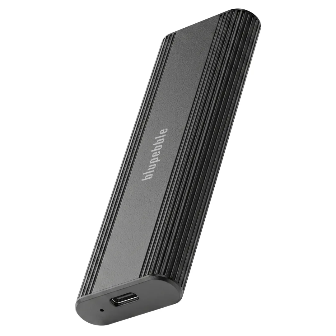 BLUPEBBLE LINKDRIVE BLAZING-FAST NVME STORAGE DUAL CONNECTIVITY 30 CM GRAY BP-LNKDRV-GY