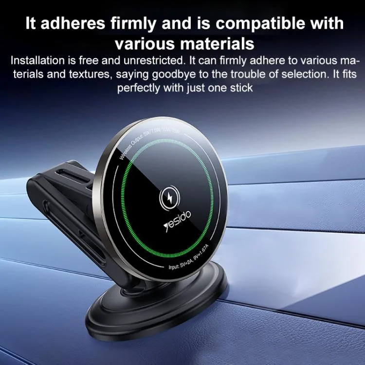 YESIDO MAGNET WIRELESS HOLDER 15W C317 thumbnail 4