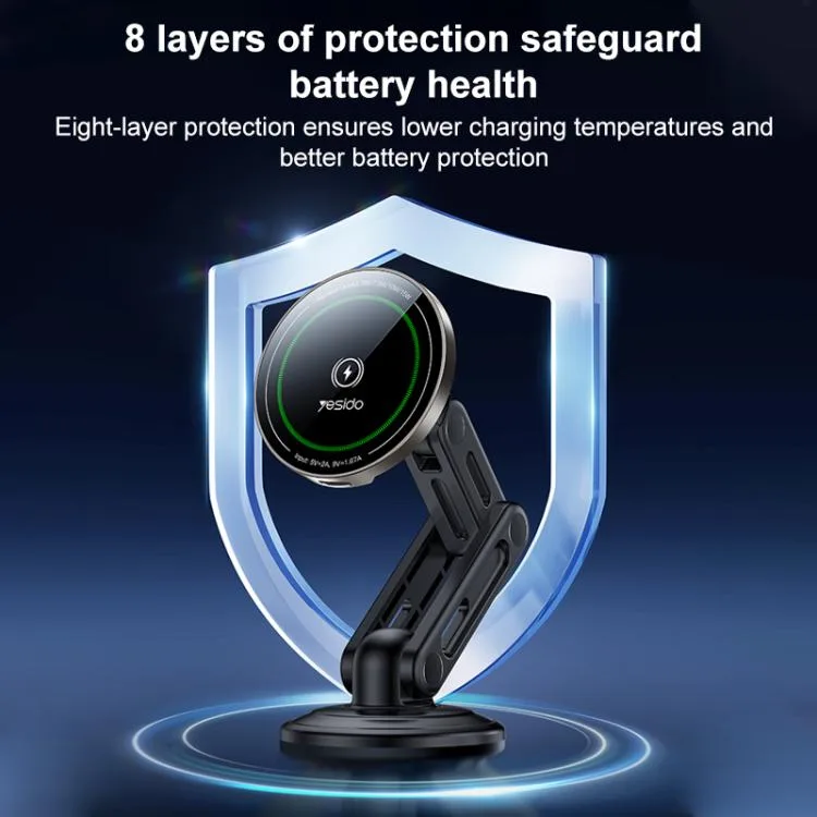 YESIDO MAGNET WIRELESS HOLDER 15W C317 thumbnail 7