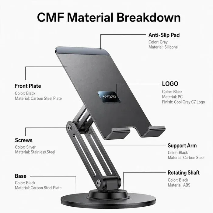 YESIDO TABLET STAND 360 C302 thumbnail 11