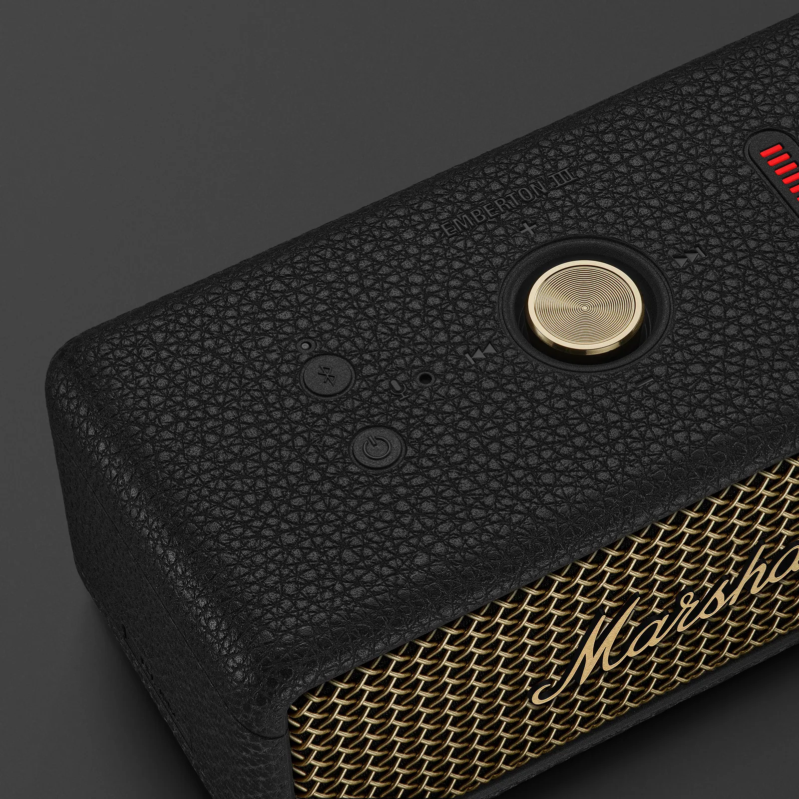 MARSHALL EMBERTON III PORTABLE WIRELESS SPEAKER VINTAGE BLACK EMBERTON III-VBK thumbnail 3