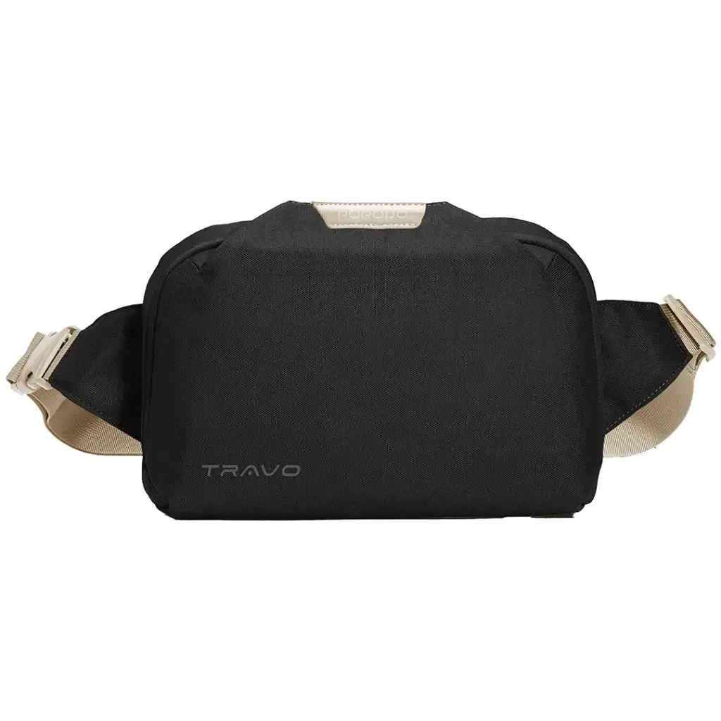 PORODO LIFESTYLE TRAVO WAIST BAG BLACK PDLSFTK10517BK