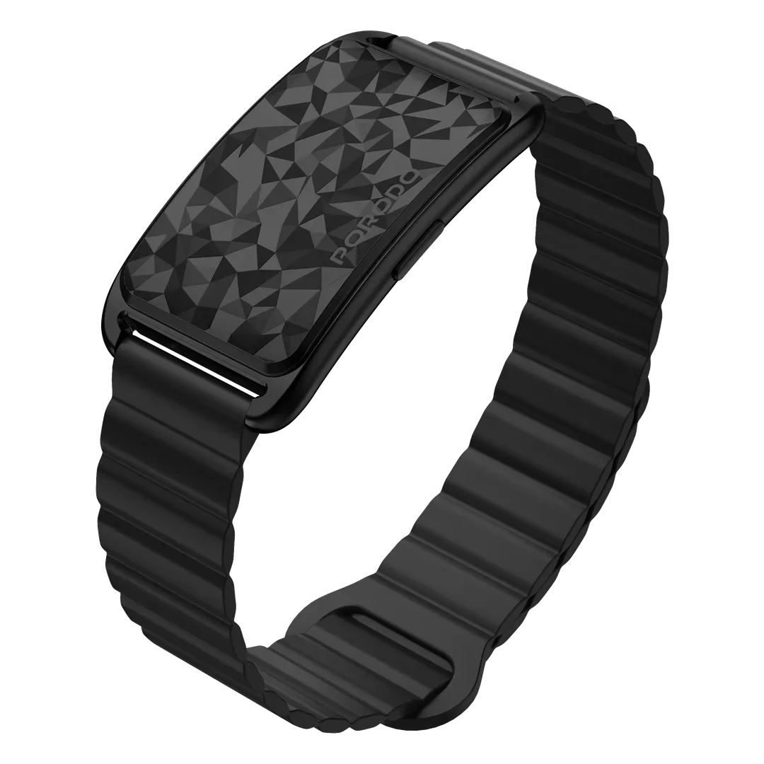 PORODO TRACKFIT ARC SMART FITNESS TRACKER BLACK PDSFTTH01BK