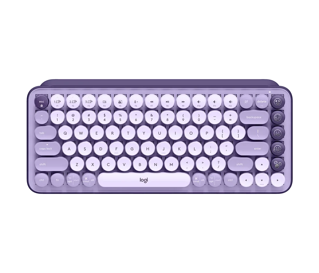 LOGITECH POP KEYS WIRELESS MECHANICAL KEYBOARD ARB LAVENDER 920-011525