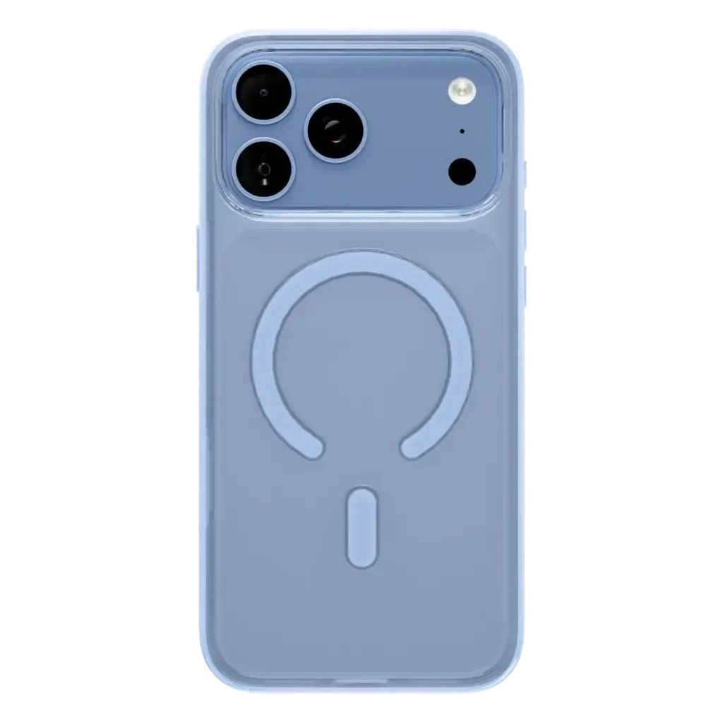 LEVELO IPHONE 18 PRO NEON MAGSAFE HYBRID PC TPU CONSTRUCTION CASE LIGHT BLUE LVLNENPCC18PLB