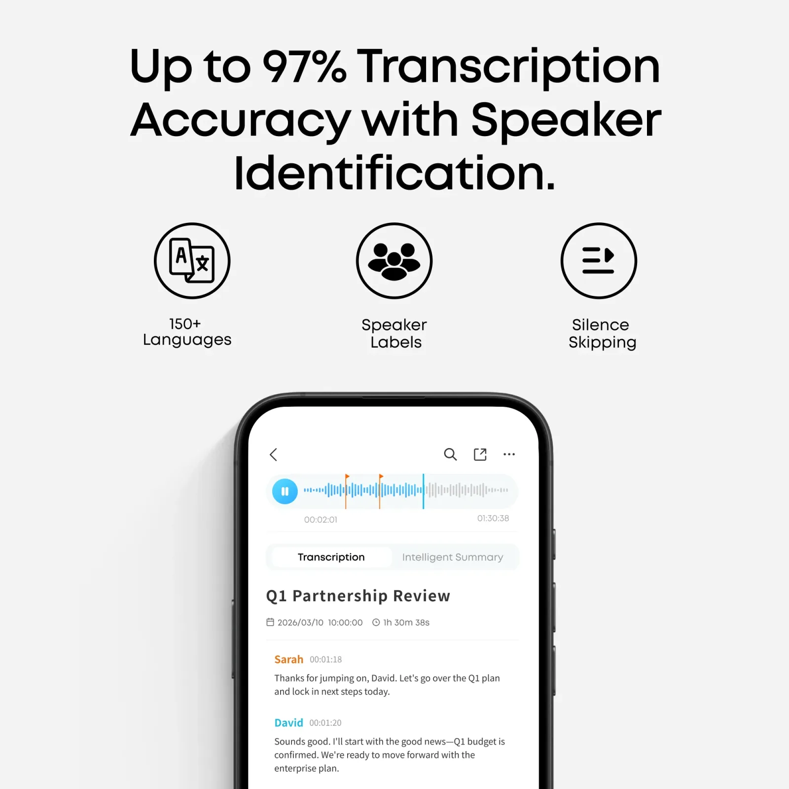 ANKER SOUNDCORE WORK PORTABLE AI VOICE RECORDER BLACK D3200H12 thumbnail 5