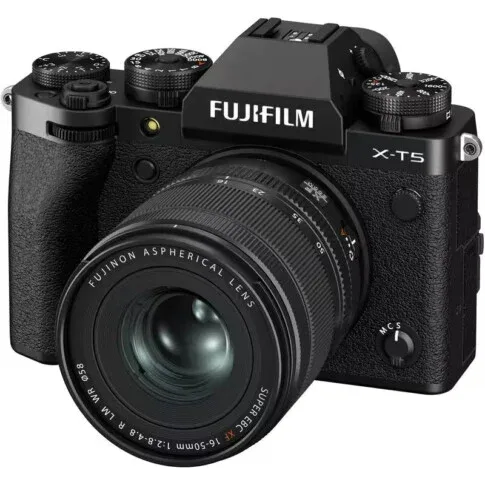 FUJIFILM X-T5 MIRRORLESS CAMERA WITH XF 16-50MM F2 8-4.8 R LM WR LENS BLACK FF220001 thumbnail 7