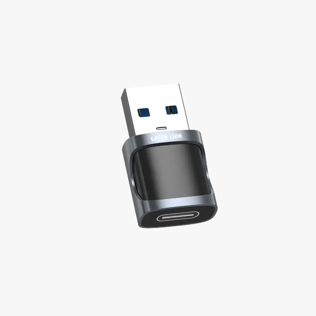 GREEN LION OTG ADAPTER USB-C TO USB-A USB 2.0 BLACK GNOTGUC2UABK thumbnail 2