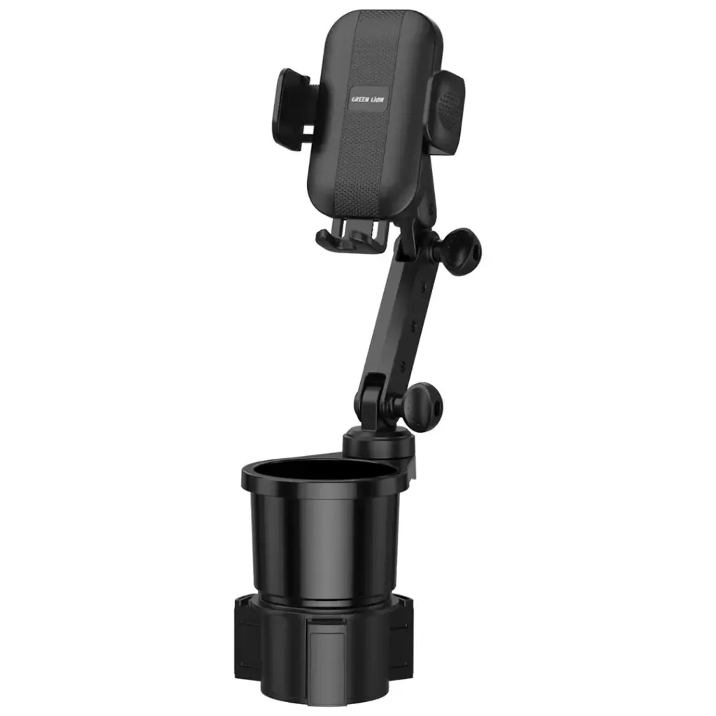 GREEN LION 2 IN 1 FLEXGRIP CAR CUP HOLDER AND PHONE MOUNT BLACK GN2N1CUPHLBK thumbnail 5