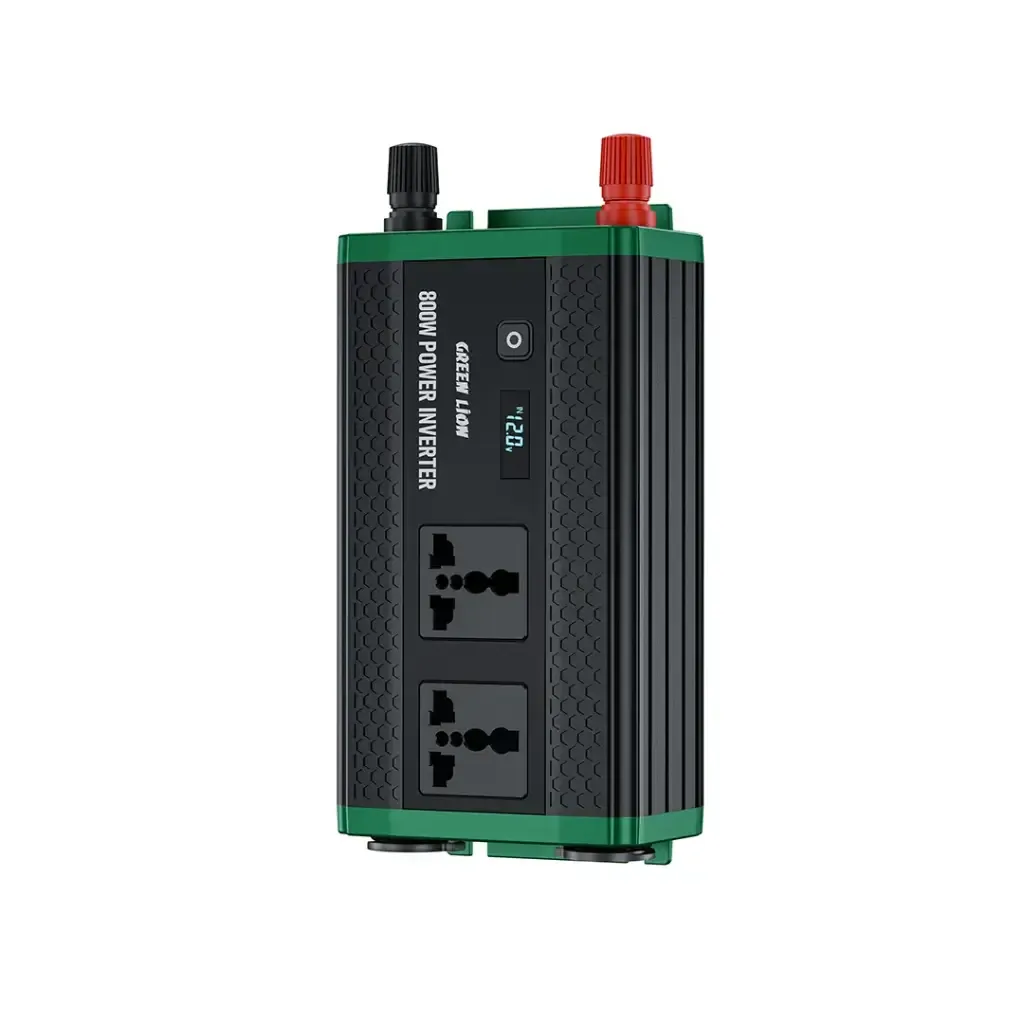 GREEN LION GC350 CAR INVERTER 800W POWER DC 12V 2 AC SOCKETS  PD30W BLACK GNGC350CRINBK thumbnail 2