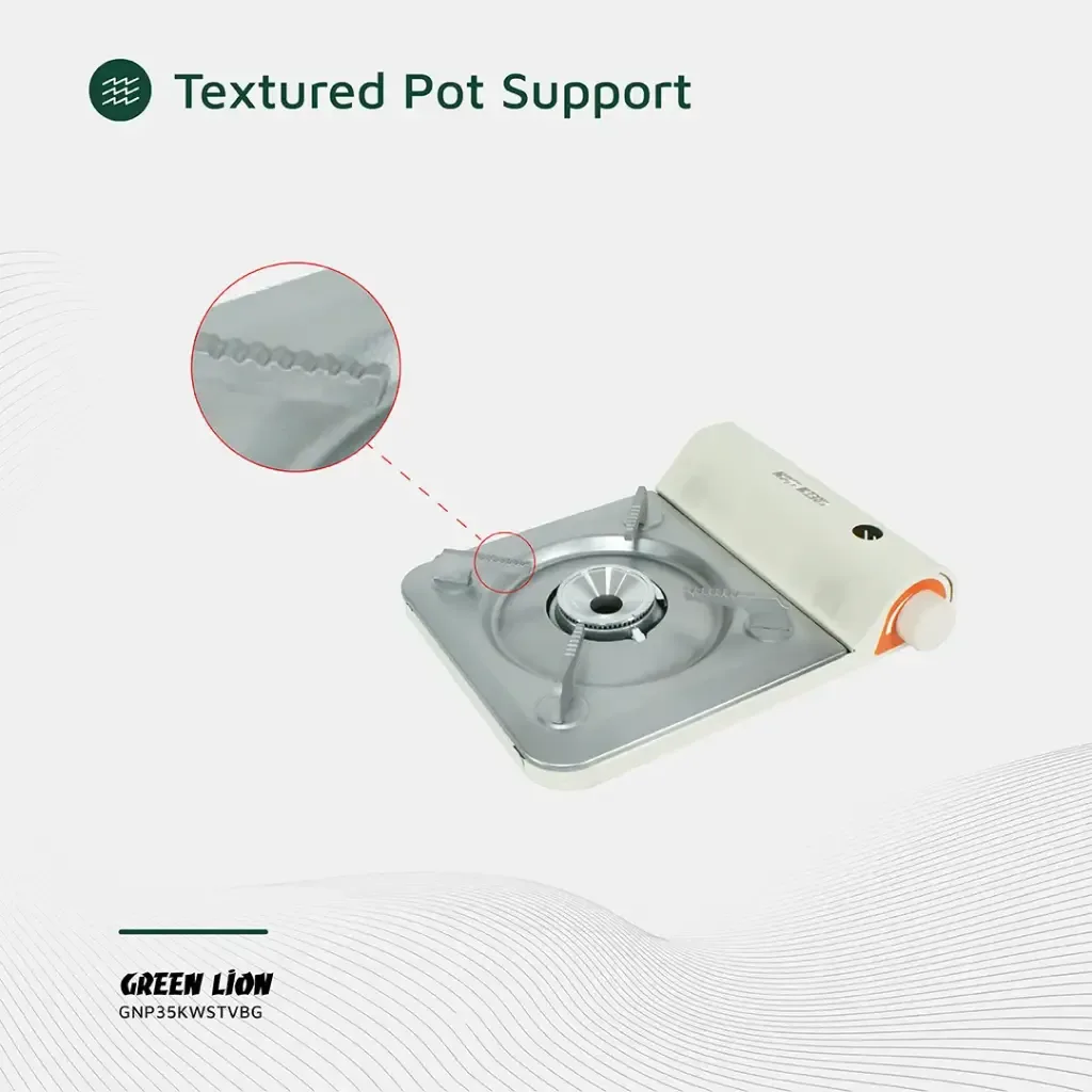 GREEN LION PORTABLE OUTDOOR STOVE 3.5KW BEIGE GNP35KWSTVBG thumbnail 6