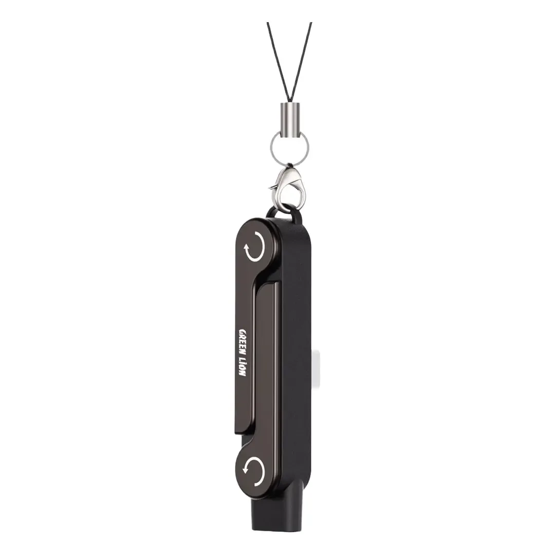 GREEN LION USB-C 2 IN 1 OTG HOLDER WITH USB-C OUTPUT 240W BLACK GNUSBCHLDRBK thumbnail 2