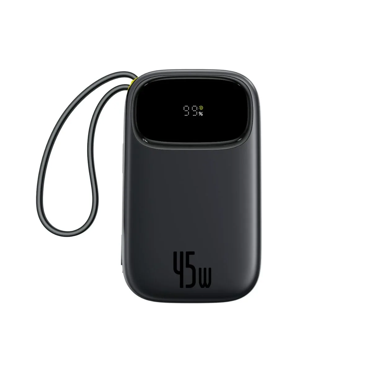BASEUS ENERFILL FC31 QPOW 3 POWER BANK WITH BUILT IN USB C +IP CABLES 20000MAH 45W COSMIC BLACK E0028D00