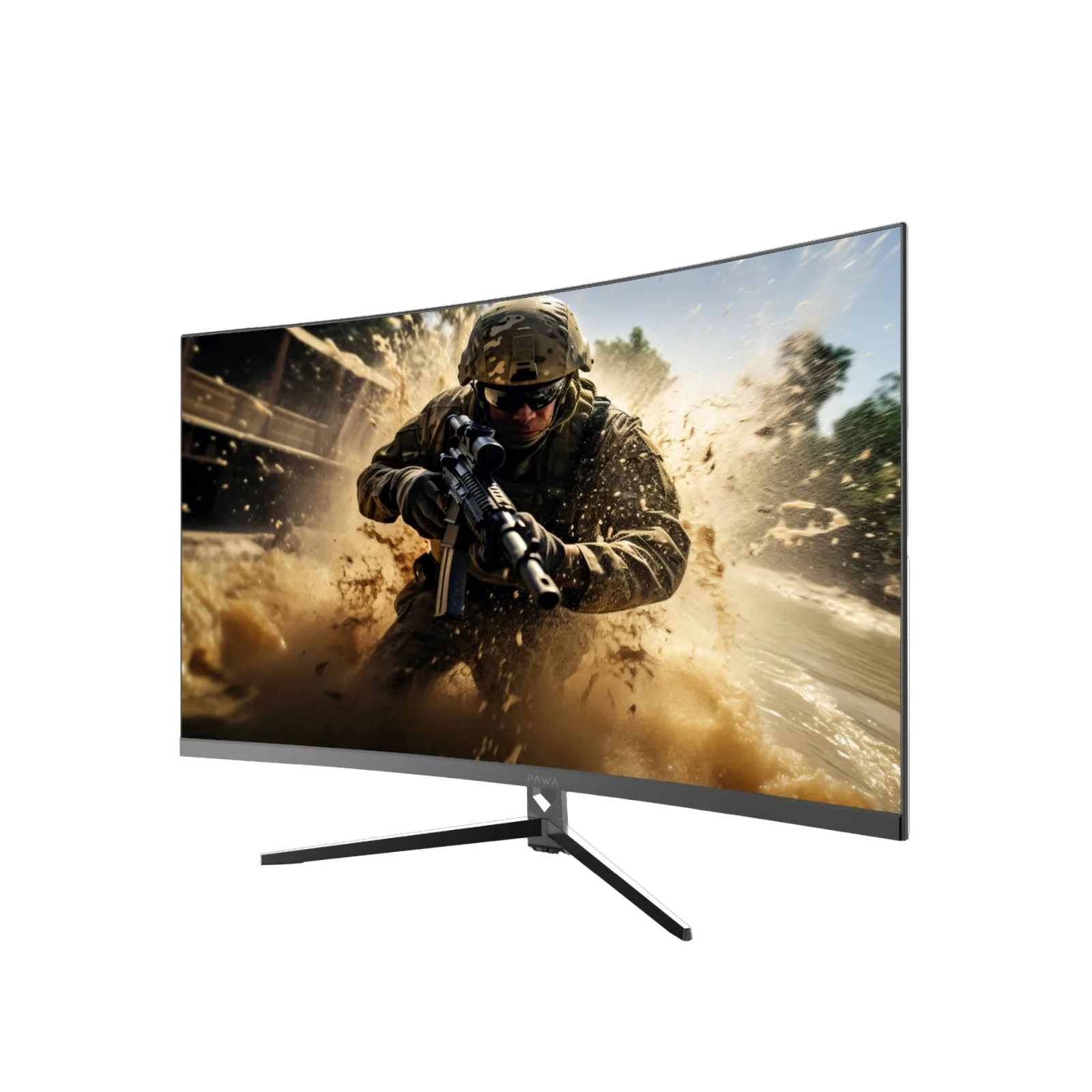 PAWA VANGUARD GAMING SERIES PHANTOM 32 INCH CURVED GAMING MONITOR QHD 180HZ BLACK PW-VGS117