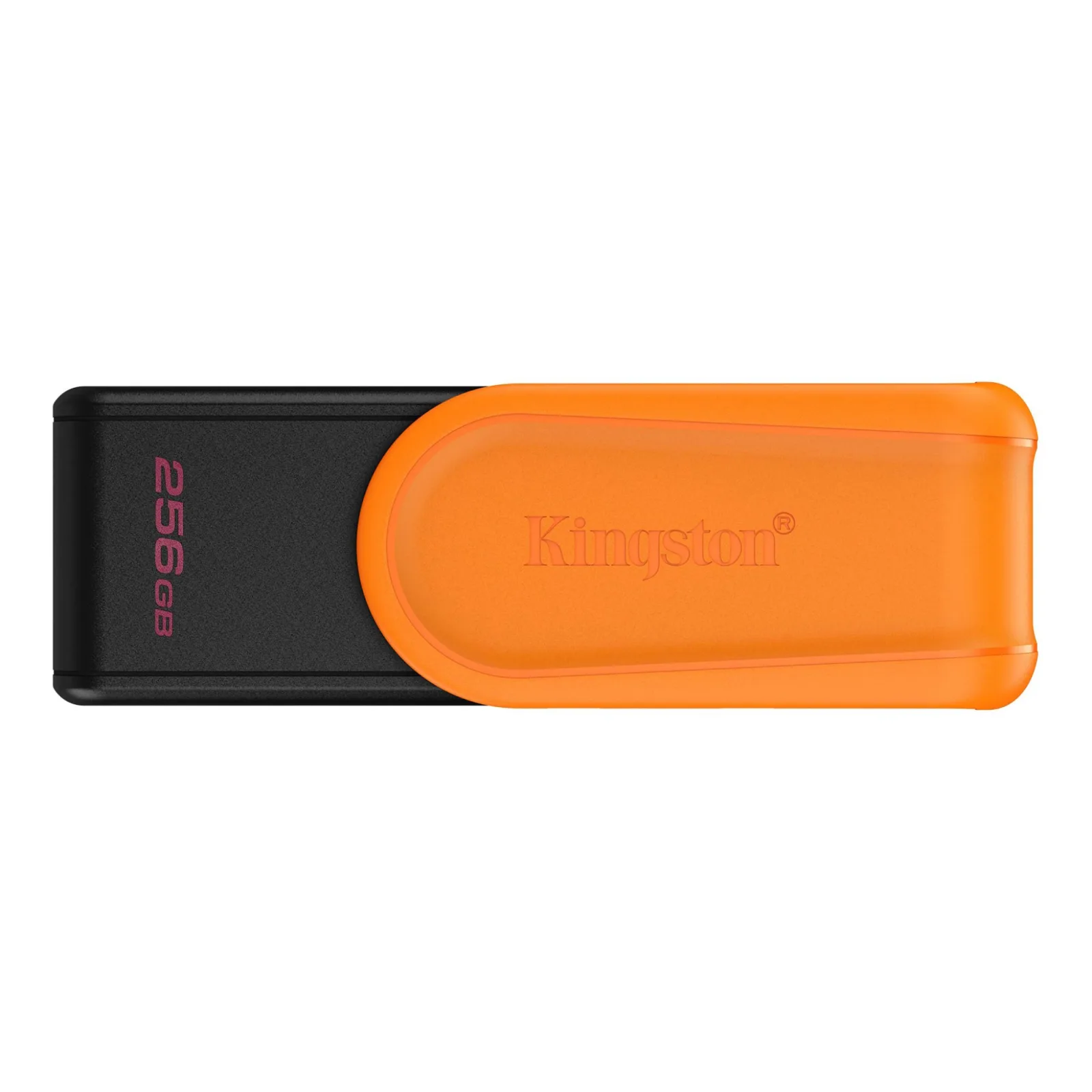 KINGSTON 256GB DATA TRAVELER EXODIA S USB 3.2 GEN1 FLASH DRIVE BLACK ORANGE DTXS256GB