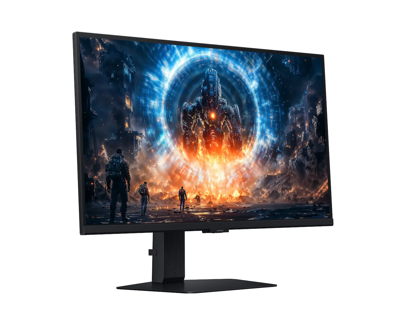 SAMSUNG 27 INCH ODYSSEY G6 G60F QHD 350HZ 1MS RESPONSE G-SYNC WITH PIVOT GAMING MONITOR LS27FG600EMXUE