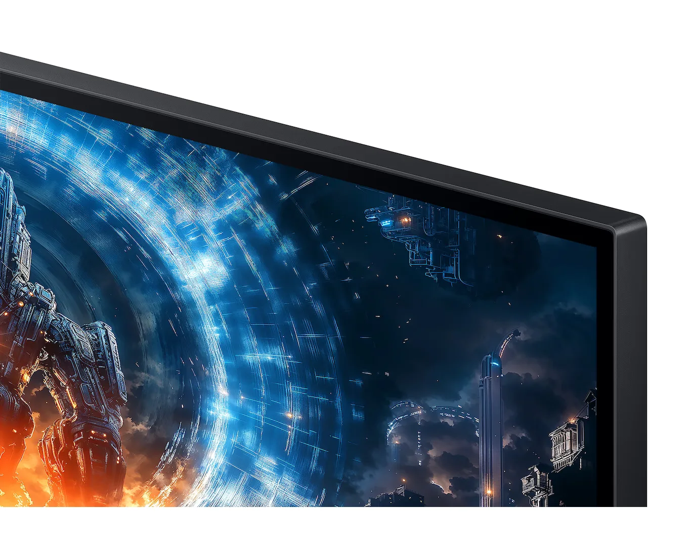 SAMSUNG 27 INCH ODYSSEY G6 G60F QHD 350HZ 1MS RESPONSE G-SYNC WITH PIVOT GAMING MONITOR LS27FG600EMXUE