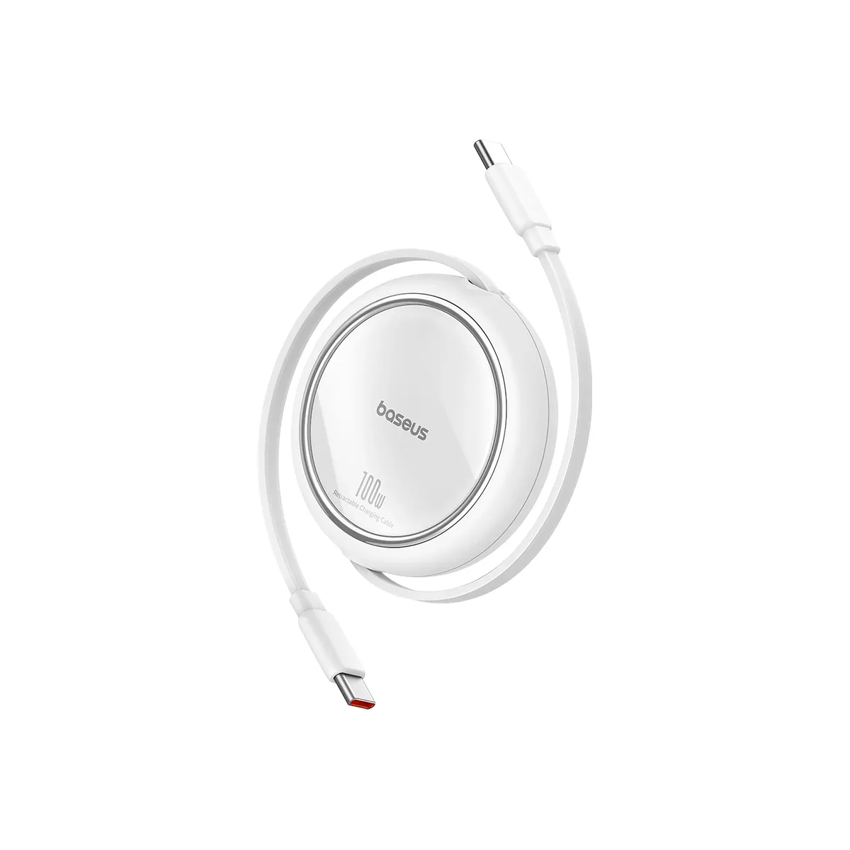 BASEUS FREE2 PULL RETRACTABLE  CHARGING CABLE PD20W 1M WHITE P10364501211