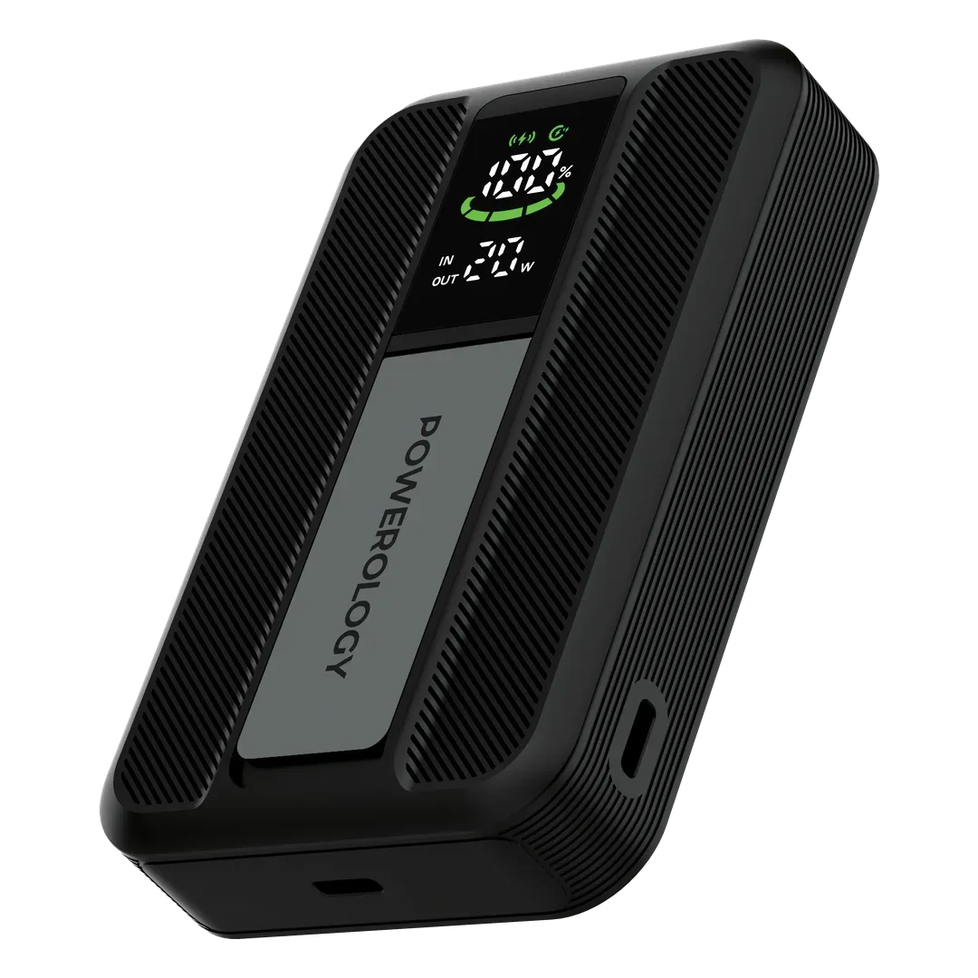 POWEROLOGY VISION 10000MAH MAGSAFE POWER BANK PD30W BLACK PPBCHA98BK