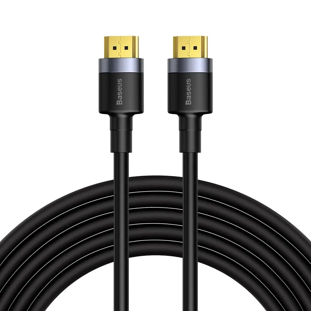 BASEUS CAFULE 4KHDMI MALE TO 4KHDMI MALE ADAPTER CABLE 5M BLACK CADKLF-H01