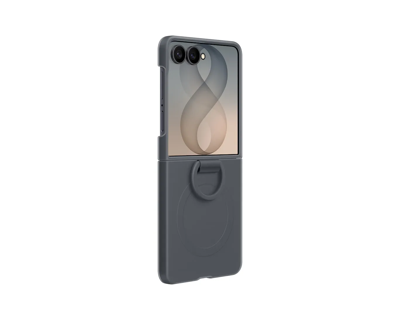SAMSUNG GALAXY Z FLIP 8 SILICONE RING MAGNET CASE GRAPHITE EF-EF776CBEGWW thumbnail 4