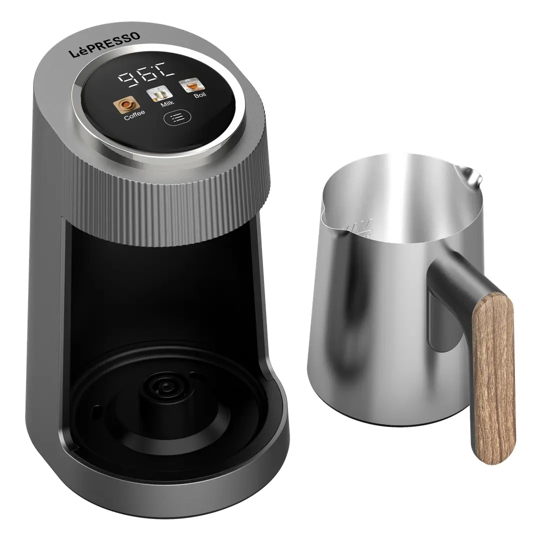 LEPRESSO KAHVIYAN TURKISH COFFEE MAKER GREY LPCFFKTC74GY thumbnail 3