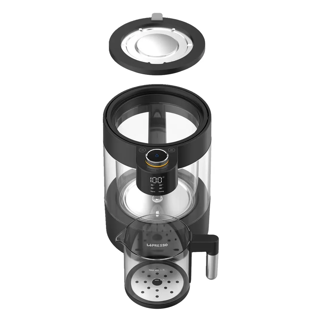 LEPRESSO TEAVELLI 3.0L+1.0L TEA BREWER BLACK LPCFFTBT3BK thumbnail 4