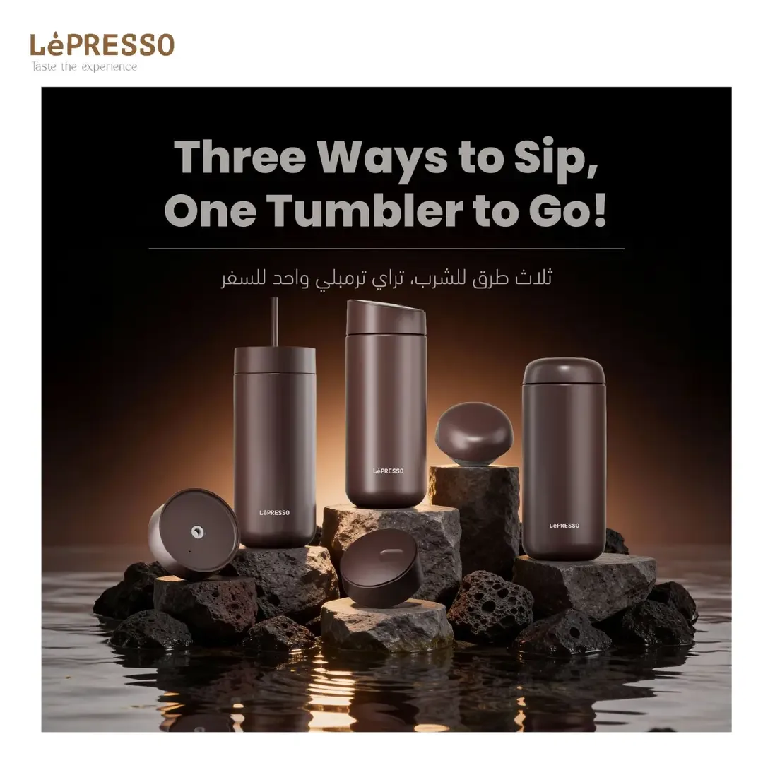 LEPRESSO TRIPLE QUENCH 3 IN 1 LID TUMBLER BLACK LPCFFTQ0063BK thumbnail 3