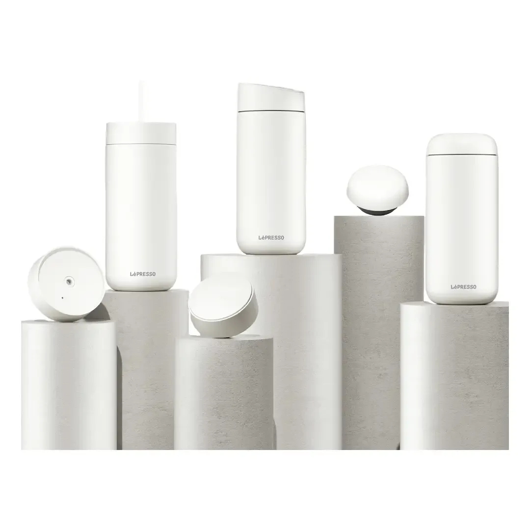 LEPRESSO TRIPLE QUENCH 3 IN 1 LID TUMBLER WHITE LPCFFTQ0063WH thumbnail 2