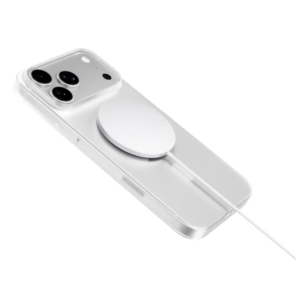 LEVELO IPHONE 18 PRO MAX BORAS MAGSAFE CASE HYBRID PC+TPU CONSTRUCTION CLEAR LVLBRSMMPCC18PMCL thumbnail 2