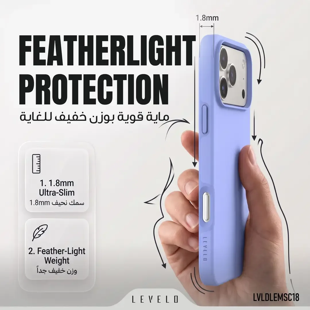 LEVELO MELBU IPHONE 18 PRO MAX MAGSAFE HYBRID SILICONE+PC DEFENSE CASE BLACK LVLMLBPCSC18PMBK thumbnail 7