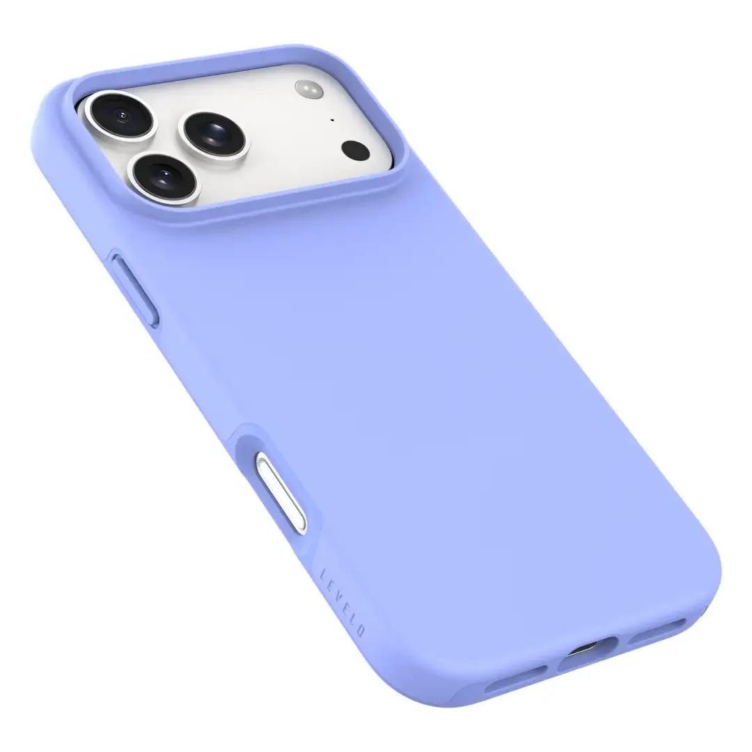 LEVELO MELBU IPHONE 18 PRO MAX MAGSAFE HYBRID SILICONE+PC DEFENSE CASE LIGHT BLUE LVLMLBPCSC18PMLB thumbnail 2