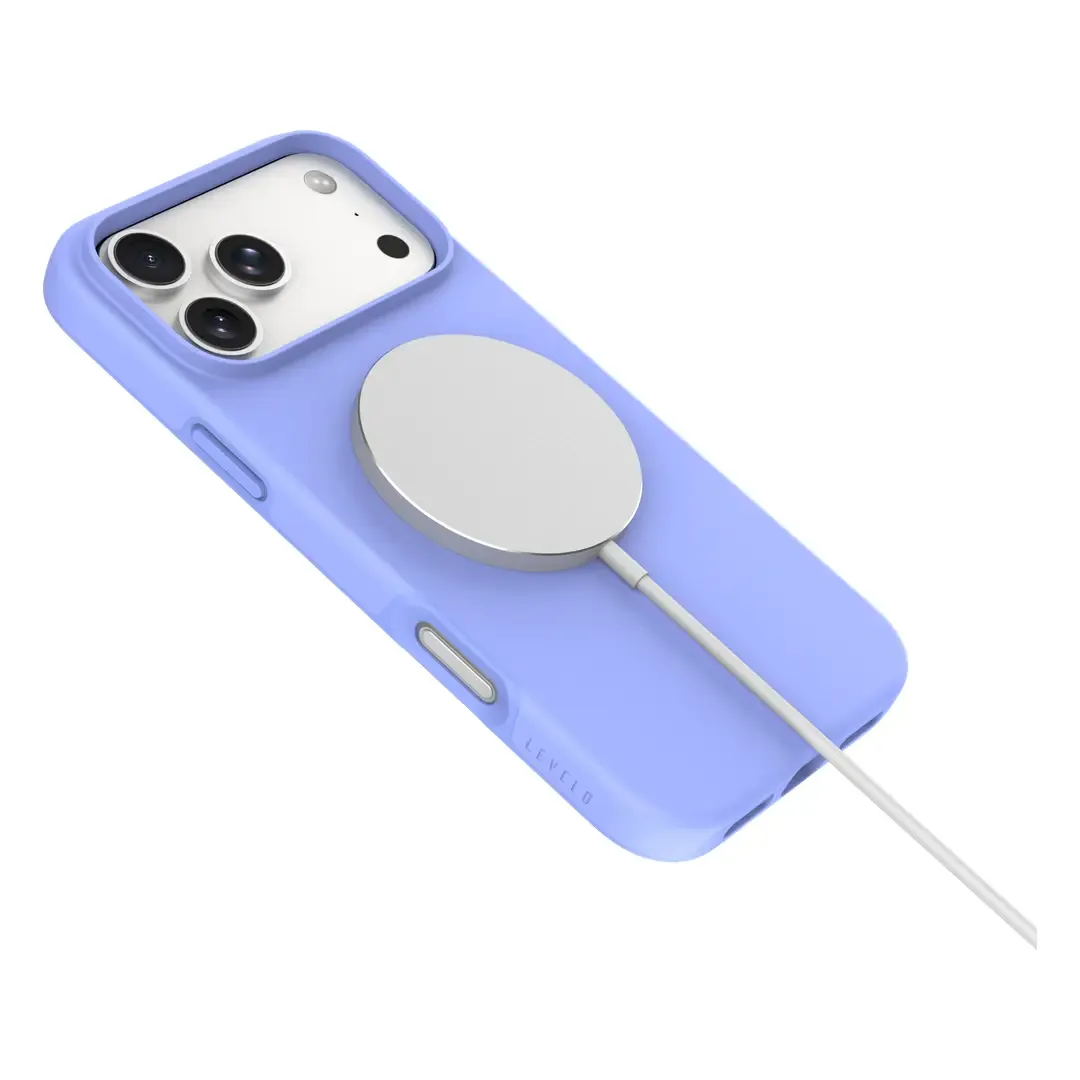 LEVELO MELBU IPHONE 18 PRO MAX MAGSAFE HYBRID SILICONE+PC DEFENSE CASE LIGHT BLUE LVLMLBPCSC18PMLB thumbnail 3