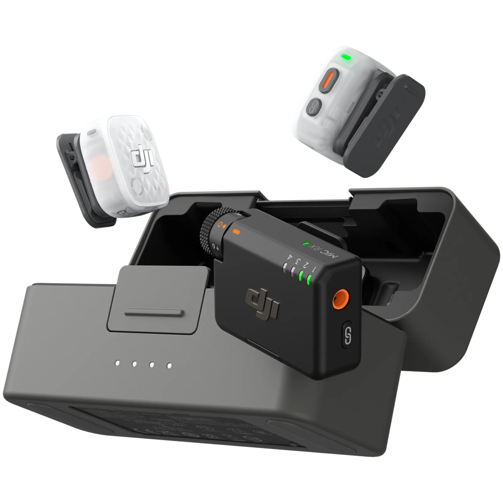 DJI MIC MINI 2S WIRELESS MICROPHONE CAMERA COMBO (2TX + 1 RX + CHARGING CASE)