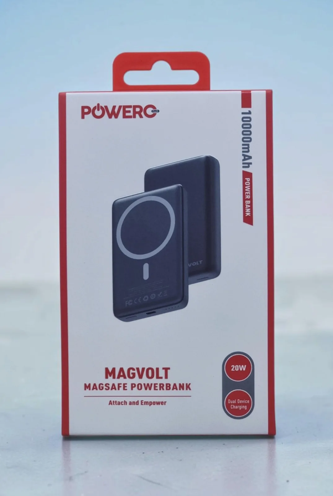 POWERO PLUS MAGVOLT MAGSAFE POWER BANK 10000MAH 20W GREY PR-PBMG235T-GY